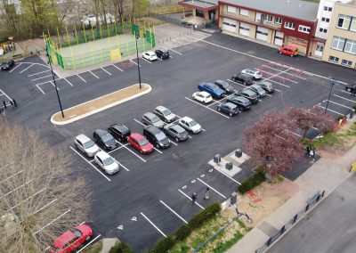 Rénovation de la Place de la République à Rombas - Nouveaux candélabres à LED
